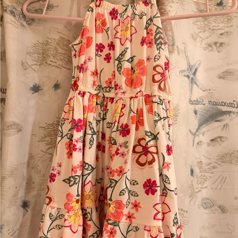 Carter's Pink and Orange Floral Dress